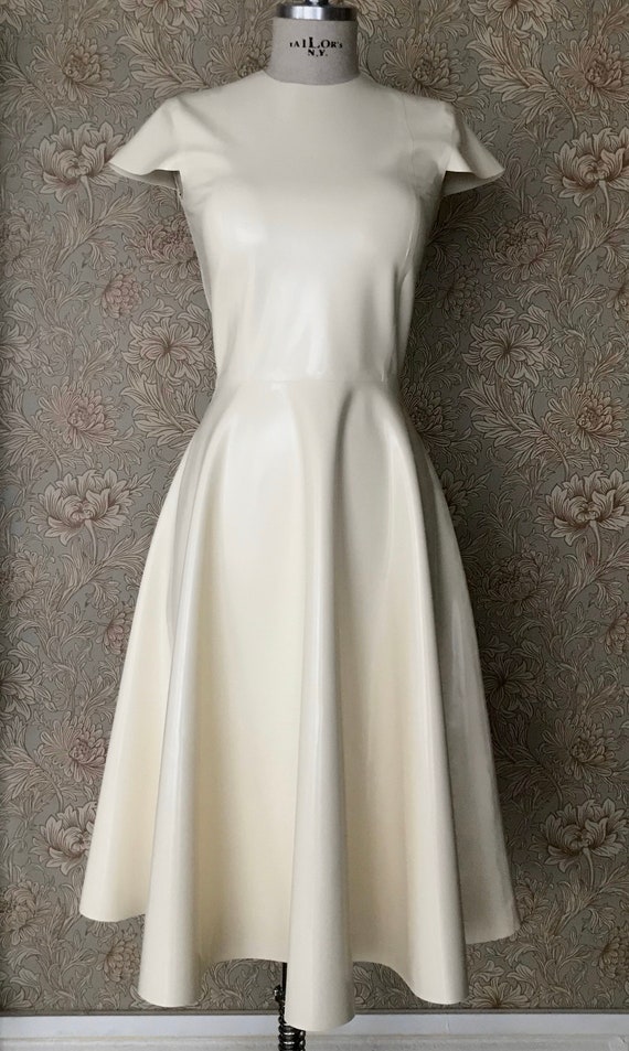 vintage style white dress