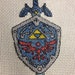 Master Sword and Hylian Shield PDF Cross Stitch Pattern | Etsy