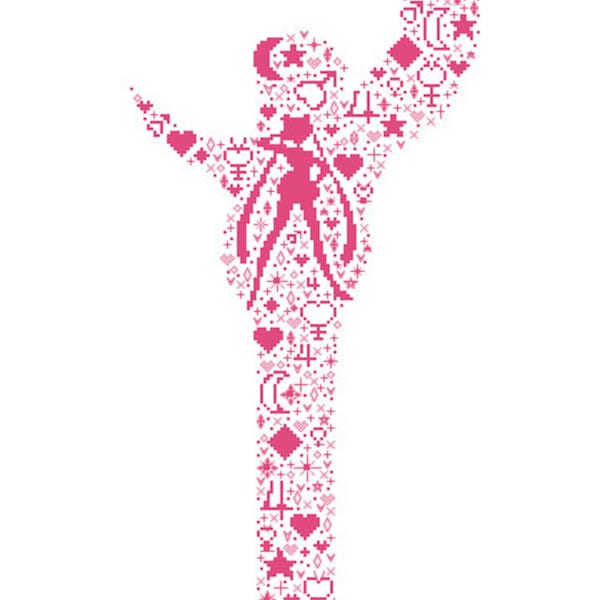 Magic Wand Silhouette -  Cross Stitch Pattern!