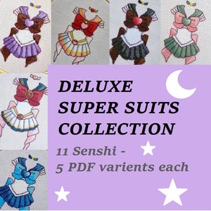 Deluxe Super Suits - Collection - PDF Cross Stitch Pattern Bundle!