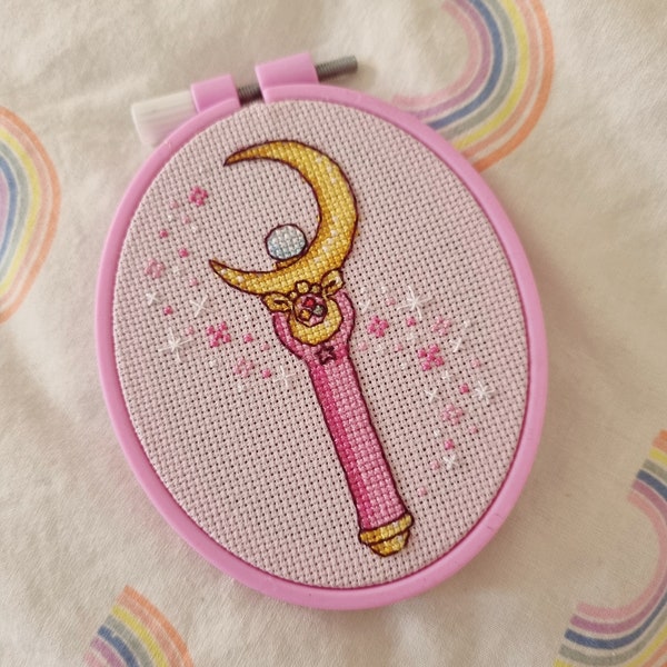 Magic Moon Wand - PDF Cross Stitch Pattern!