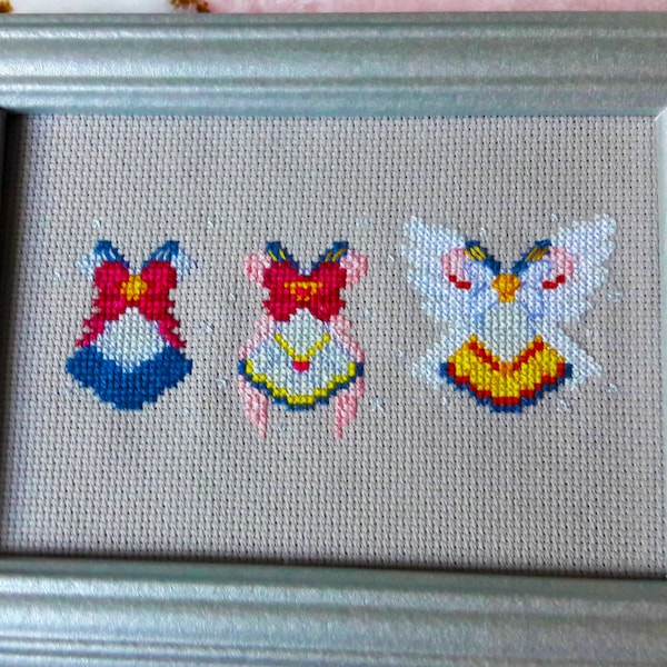 Mini Suits - Magic Moon Set - Cross Stitch Pattern!