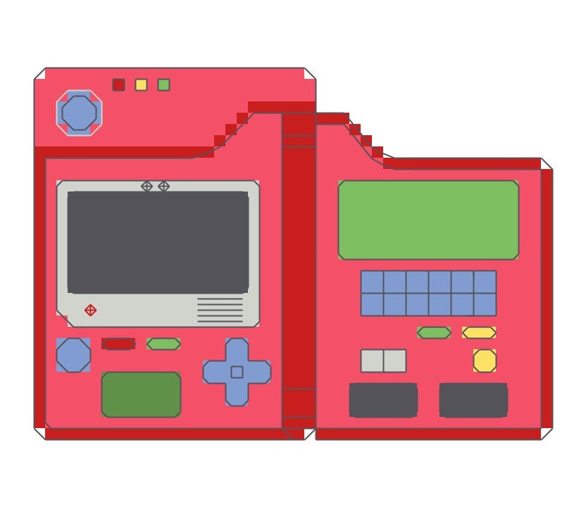 Pokedex PDF Cross Stitch Pattern | Etsy