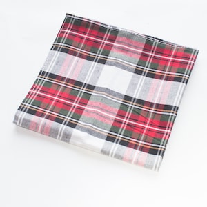 Pocket Square Handkerchief Hanky Dress Stewart Tartan Gift For Man Father