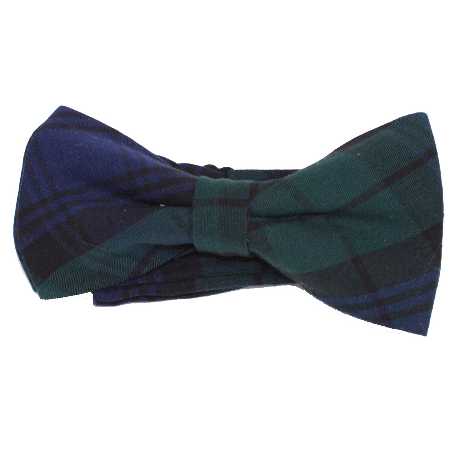 Men's Black Watch Tartan Bow Tie Adjustable Necktie R03 Etsy