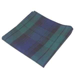 Traditional Red//Yellow Tartan Plaid Check Pocket Square Handkerchief