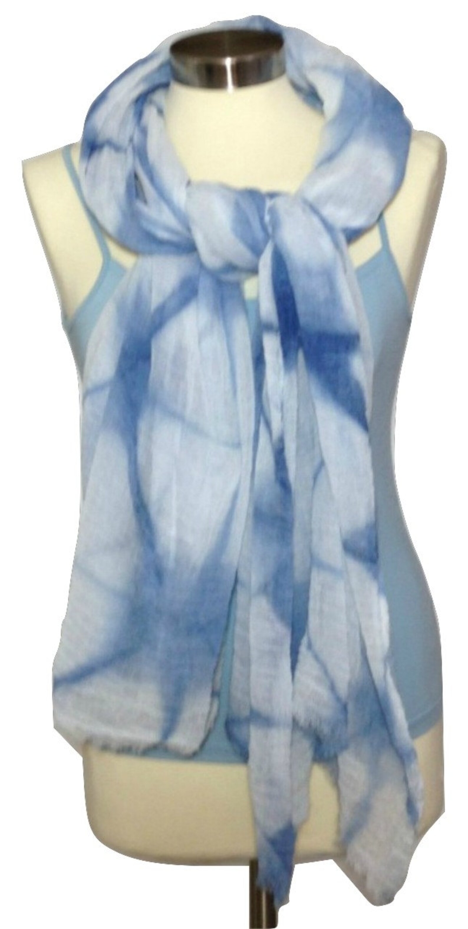 Blue Scarf Cotton Scarf Indigo Scarf Indigo Dye Shibori Etsy Israel