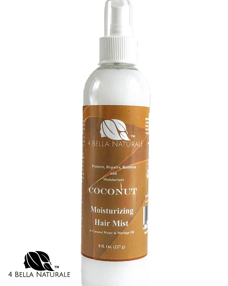 Coconut Hair Mist Moisturizing 8 oz Handcrafted Natural Etsy