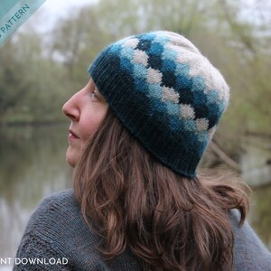 Knitting Pattern &gt; Hat &gt; Stranded Colourwork &gt; COHO BEANIE &gt; five sizes