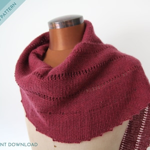 Knitting Pattern > Shawl > DOPPIO COLOSSEUM > Contemporary > 4ply Yarn > With Video Tutorial