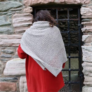 Fealty Hap Crochet Shawl Pattern: Laceweight, UK Terminology (PDF Pattern)
