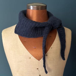 Crochet Necktie Scarf Cowl Pattern: Easy Repeat (PDF Digital Download)