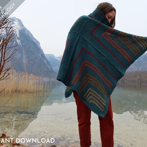 Easy Linen Stitch Crochet Blanket Pattern (UK & US Terminology)