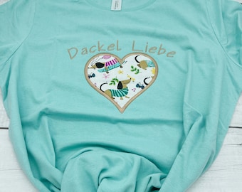 Dackel Liebe Shirt als Geburtstagsgeschenk für Mädchen und Frauen