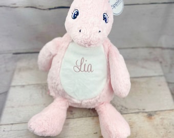 Kuscheltier „Einhorn“ bestickt mit Name und/oder Geburtsdatum als Geschenk zur Geburt Taufe Patengeschenk personalisiert Geschenkidee