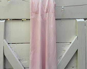 1940's Laros Pink Rayon Full Slip