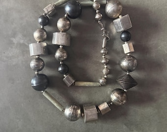 1930's Long Art Deco Modernist Necklace