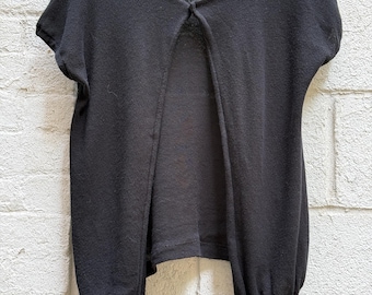 Vintage Ys Yohji Yamamoto Black Cotton Sweater | s |