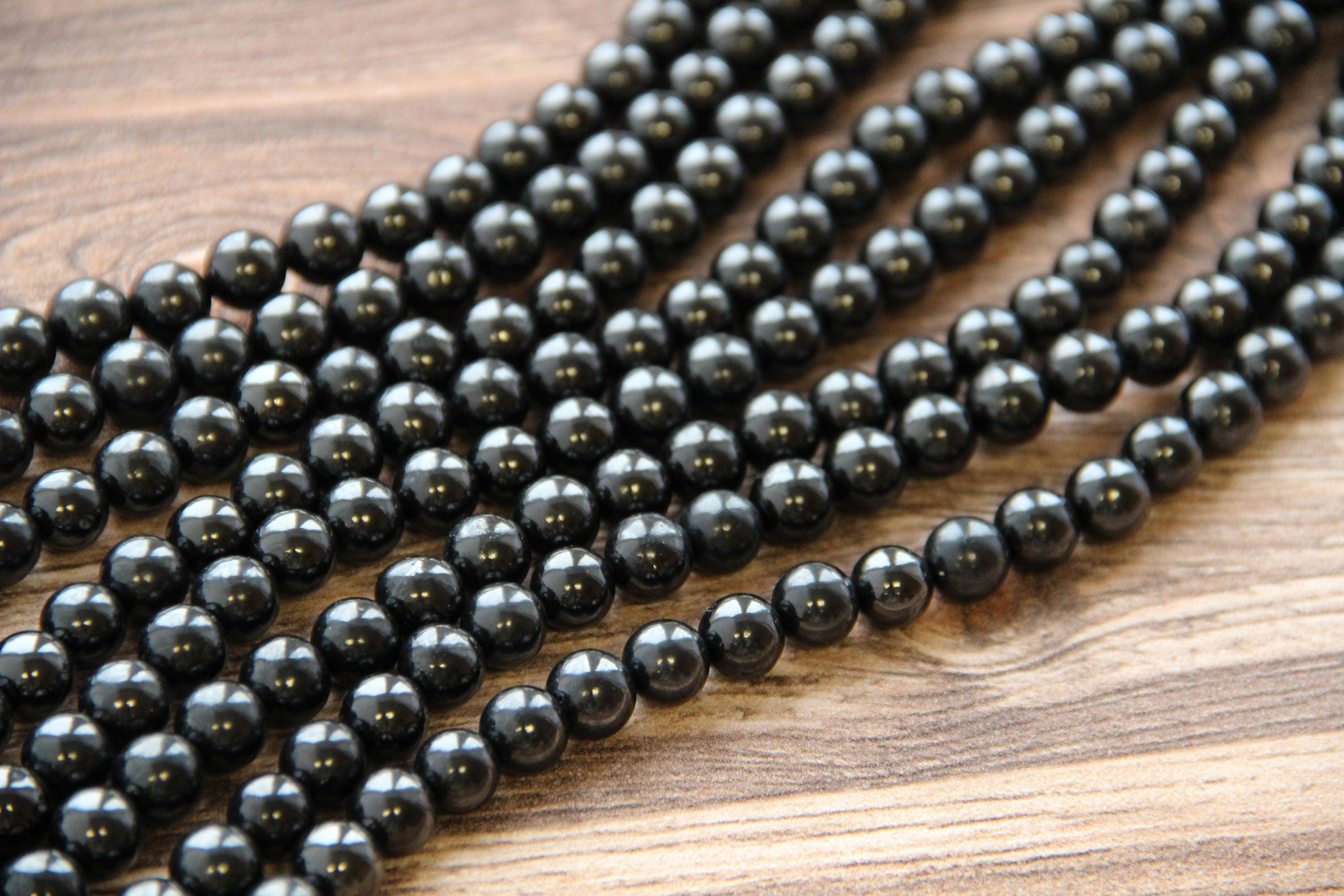 Shungite Beads Set 50 pieces // Beads for Handmade Jewelry Etsy