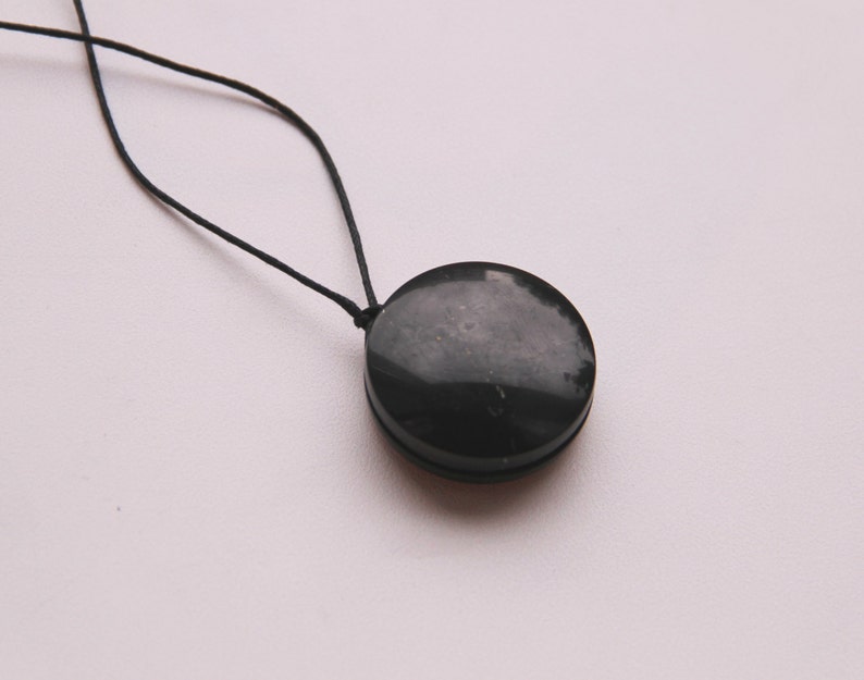Shungite Pendant for Personal EMF Protection Shungite for EMF Protection Natural Chakra Healing Crystal Karelian Heritage PE29