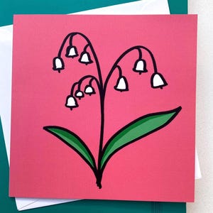 Carte de voeux muguet, toutes les occasions, carte vierge