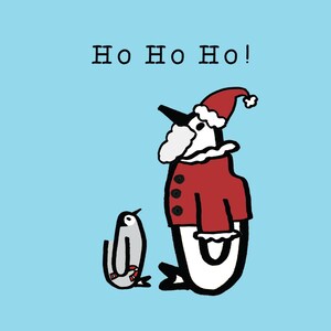 Ho Ho Ho! Kerstkaart! Penguin!