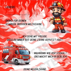 Download del PDF digitale della fatina dei denti dei vigili del fuoco
