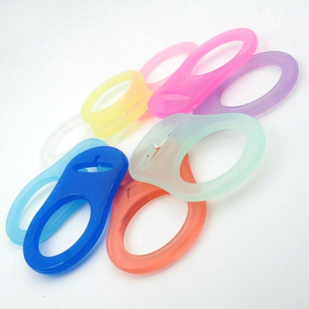 Silicone Ring Silicone Adapter for Pacifier Chains - Etsy