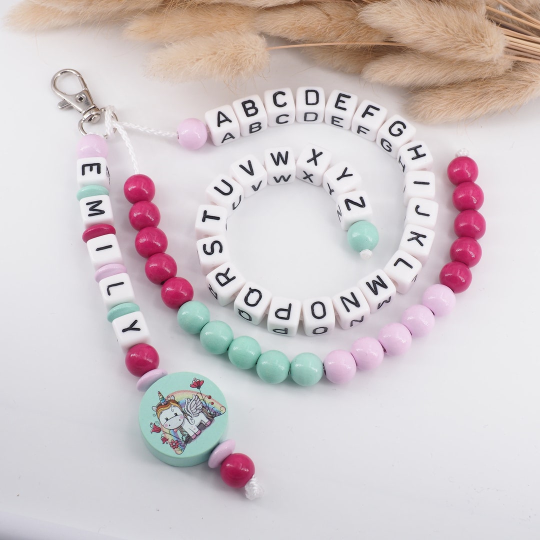 Calculation Chain ABC Chain With Name Unicorn - Etsy