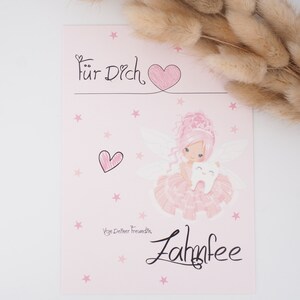 Zahnfee Brief Karte Fee