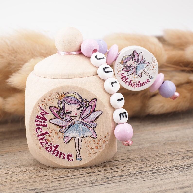 Milk tooth box named Tooth Fairy