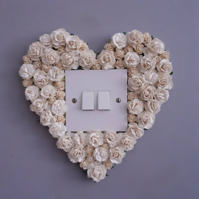 Heart Light Switch Surround Light Switch Border Home Decor Etsy