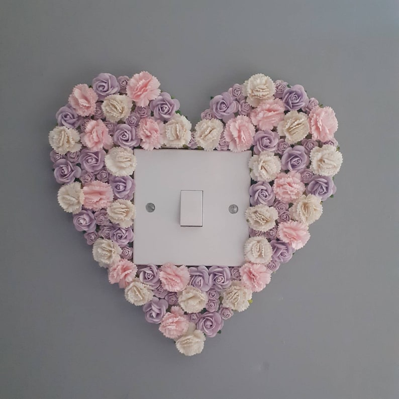 Heart Light Switch Surround Light Switch Border Home Decor Etsy