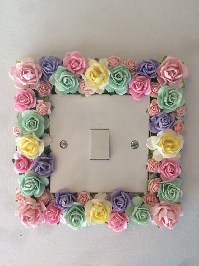 Floral Light Switch Surround Light Switch Cover Home Decor Etsy UK