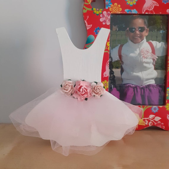 Ballerina decor • kidsroom • nursery decor • shelfie decor • floral decor • gift for her • freestanding nursery decor • kids room