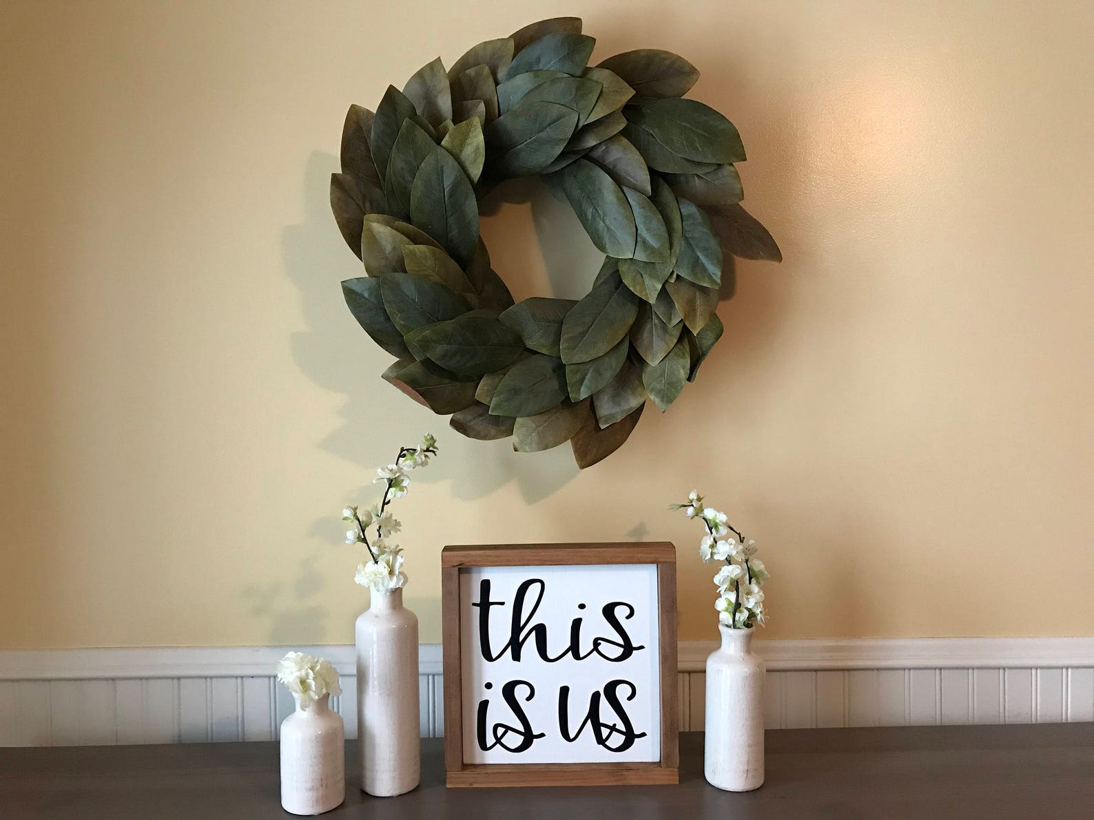 This is Us Sign Modern Farmhouse Wood Sign Framed Wooden Etsy
