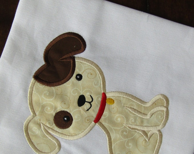 Puppies Applique Printed Fleeced Co-Ord Set