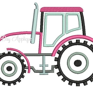 Tractor Applique, Tractor Design, Tractor Embroidery, Cute Farm Applique, Farm Boy Shirt Applique, Farm Girl Shirt Applique