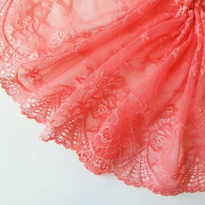 D 20 Dentelle rose saumon en 24 cm. image 2