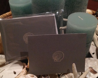 Shell Notecards, Set of Six