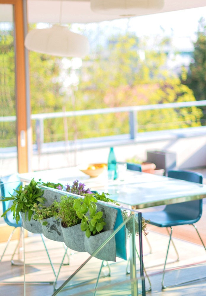 Railing Garden / Railing Planter / Gift / Planter / Herb Etsy