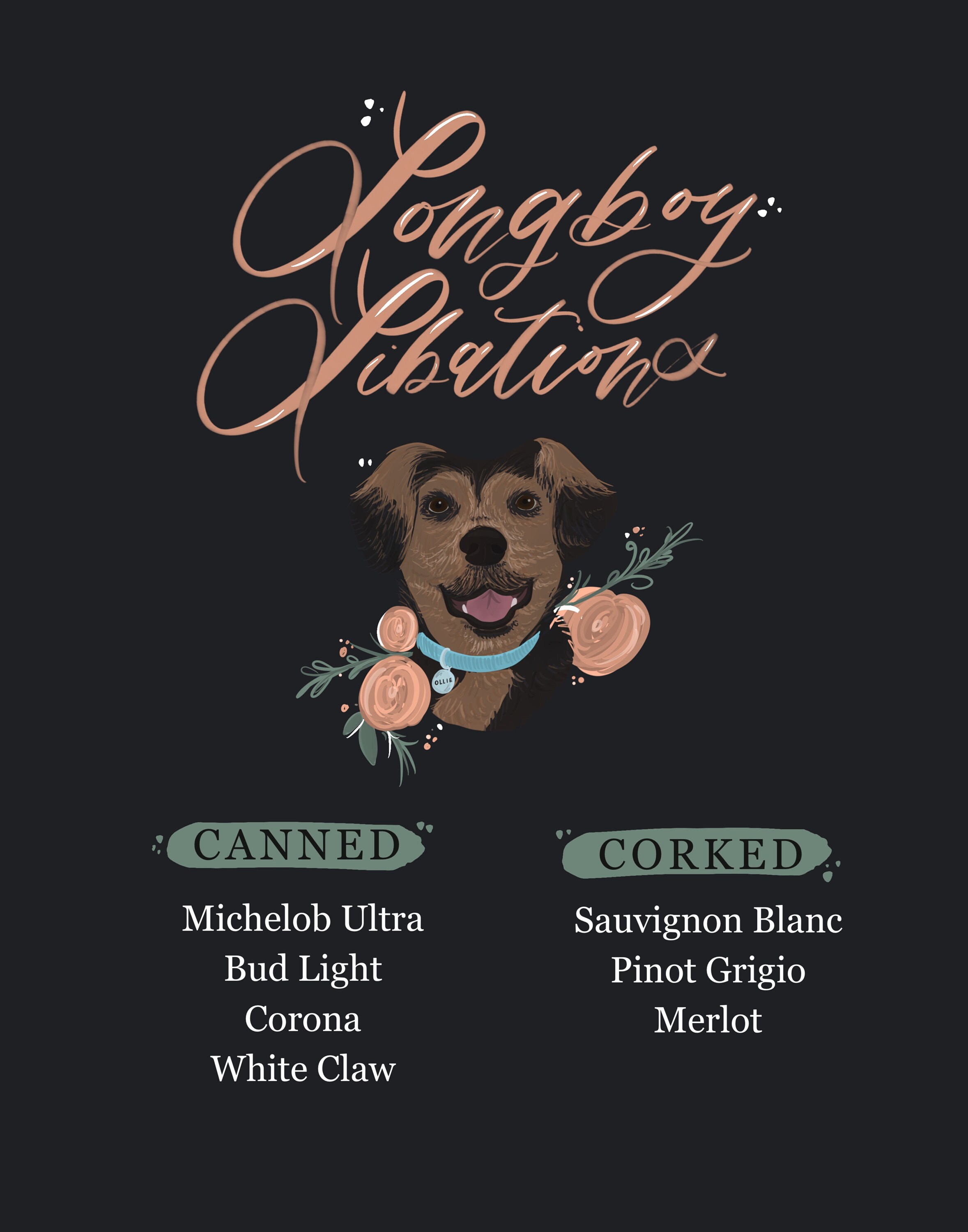 Custom Signature Cocktails + Bar Sign [DIGITAL] - Etsy