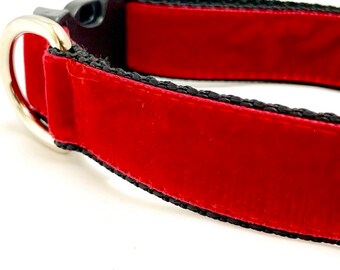 Velvet Lead Plush Lead Red Velvet Luxe Lead Christmas dog lead Fashion Lead Dog Lead