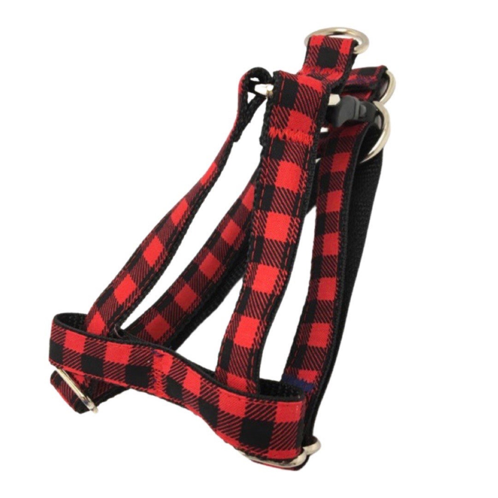 Red Buffalo Plaid Dog Collar Hipster Dog Collar Dog Etsy