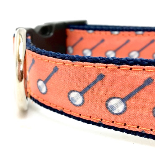 Banjo Dog Collar Harness or Leash With Personalized Engraved Etsy