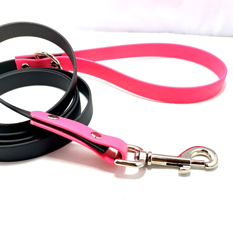 Biothane Dog Leash TwoTone Custom 6'length Etsy