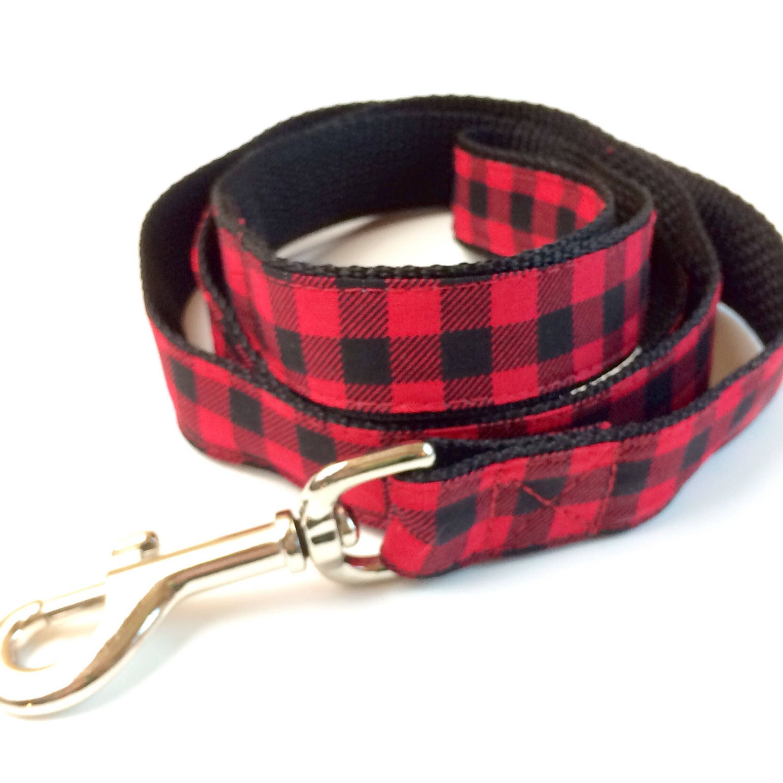 Red Buffalo Plaid Dog Collar Hipster Dog Collar Dog Etsy