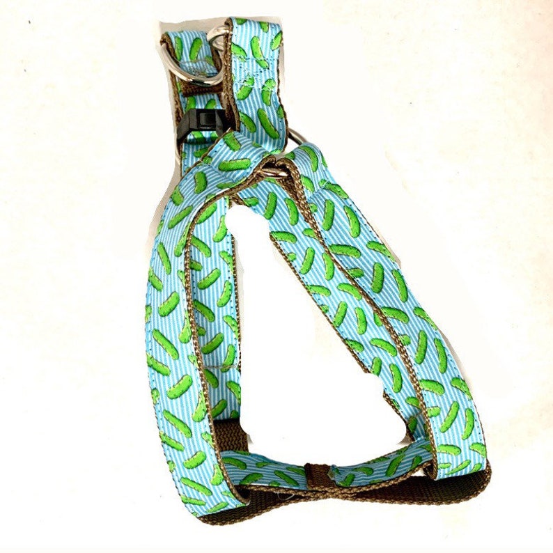 Pickle Dog Collar Harness or Leash With Personalized Metal Etsy Australia