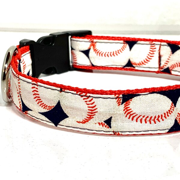 Baseball Dog Collar Etsy