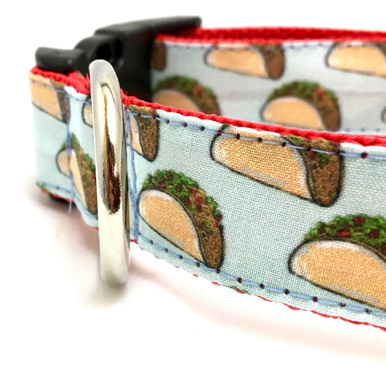 Taco Dog Collar Harness or Leash Food Themed Dog Collar Etsy